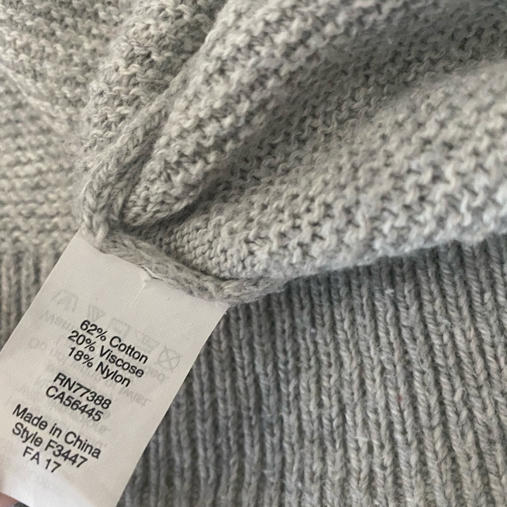 Madewell riverside grey textured sweater S - Picture 6 of 6